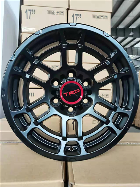 TR-6 MATTE BLACK 17X9.0 6X5.5 -12 +106.1 *NEW STYLE*