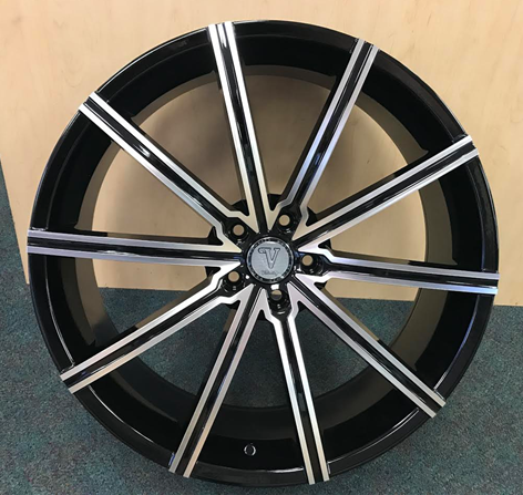 VELOCITY-23AD 22X8.0 5X112 +38+66.6 B+M **MACHINE WINDOW**