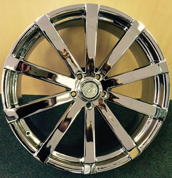 VELOCITY-V12 CHROME 22X8.0 5X120+38