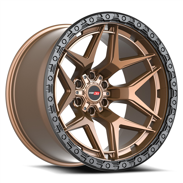 VORTEK VRT-603 ATHENO MATTE BRONZE WITH BLACK BEAD RING 22X12 6X135/6X139.7 -44 +106.1 *NC*