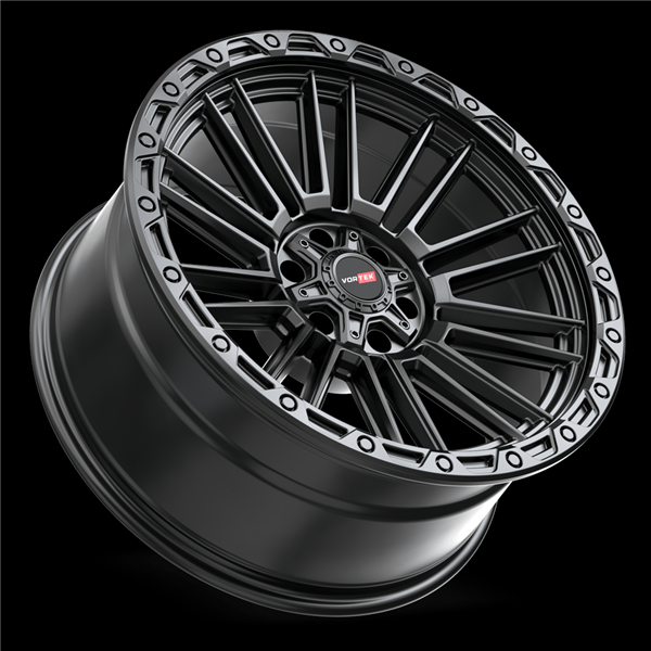 VORTEK VRT-604 SATIN BLACK 22X10 6X135/6X5.5 -18 +106.1 *NC*