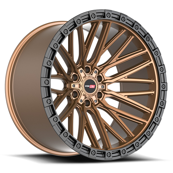 VORTEK VRT-608 APOLLO MATE BRONZE WITH BLACK BEAD RING 20X10 6X135/6X139.7 -12 +106.1 *NC*