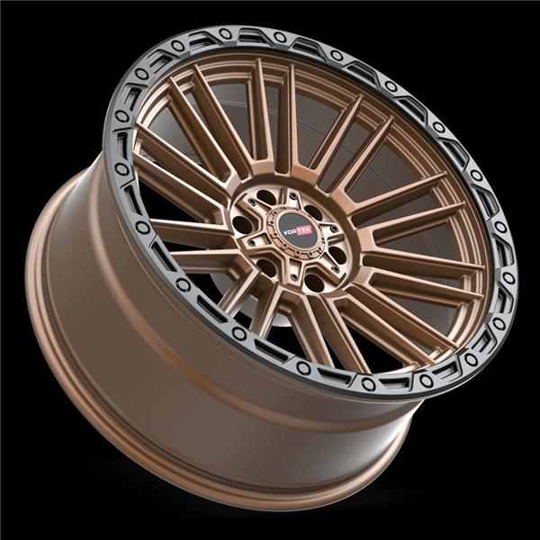 VORTEX VRT-604 MATTE BRONZE WITH BLACK BEAD RING 22X10 6X135/6X5.5 -18 +106.1