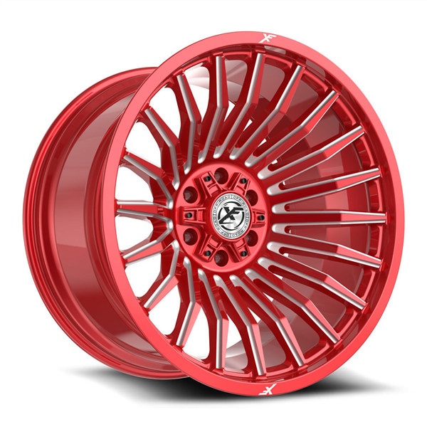 XF OFF-ROAD XF-231 ANODIZED RED & MILLED 20X10 6X135/6X139.7 -24 +106.4 *NC*