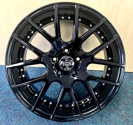 VERSANTE VE234-M 20X8.5+32 5X112 C.B-66.6 B ALL BLACK