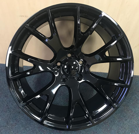 STW 218-M 20X9+15 5X115 C.B-74.2 B BLACK**DODGE HELLCAT REPLICA**SPECIAL****