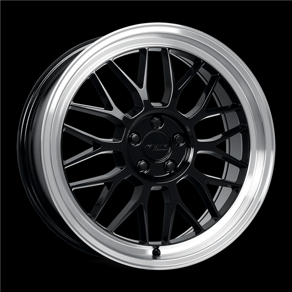 KATANA KR06 18X8 5X120 +40 C.B 72.56 GLOSSY BLACK MACHINE LIP