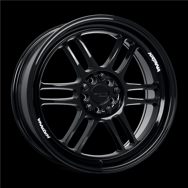 KATANA KR02 18X8 5X112/5X114.3 +40 C.B 73.1 GLOSSY BLACK