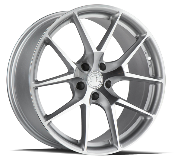 AODHAN-AFF07 19X9.5 5X112 +35 C.B 66.6 SILVER/MACHINE FACE**SINGLE PHASE FORGING CONSTRUCTION** SPF