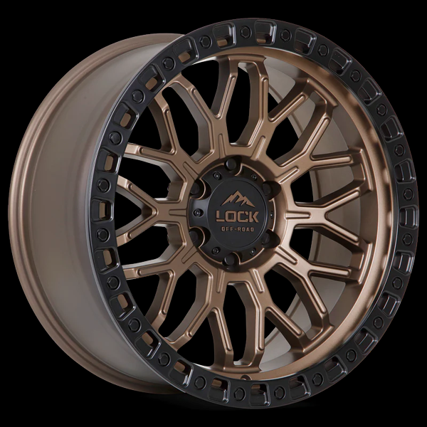 LOCK OFFROAD COMBAT 20X10 8X180 -18 C.B 124.3 MATTE BRPONZE