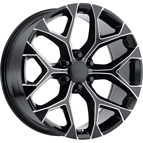 O.E. REVOLUTION-G09 GLOSS BLACK/MILLED 26X10 6X139.7 +31 C.B 78.1