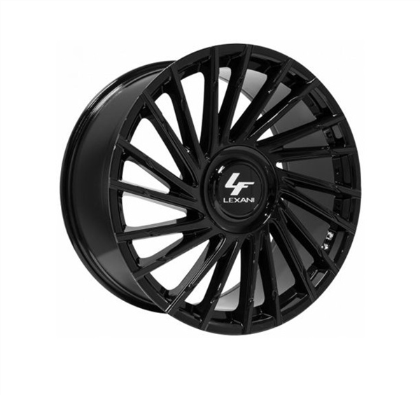 LEXANI WRAITH 24X9.0 5X120+5X130 ET25 FULL GLOSS BLACK 74.1MM CB