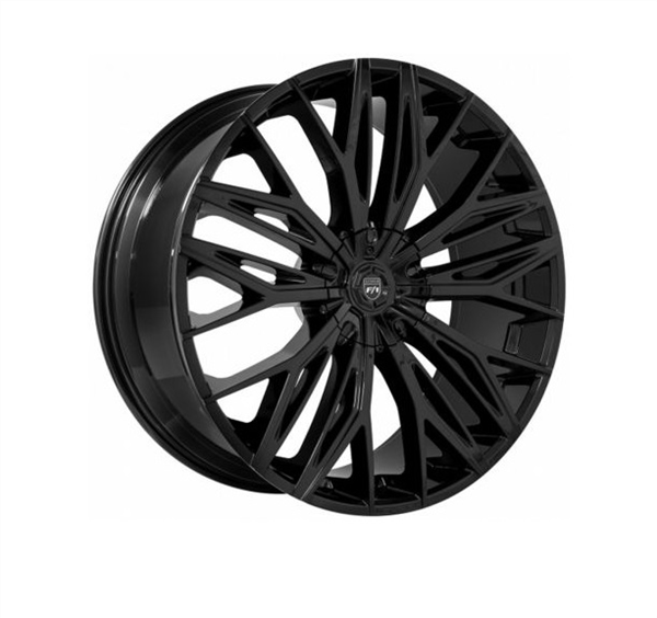 LEXANI ARIES 24X10 5X112+5X120 ET30 FULL GLOSS BLACK 74.1MM CB