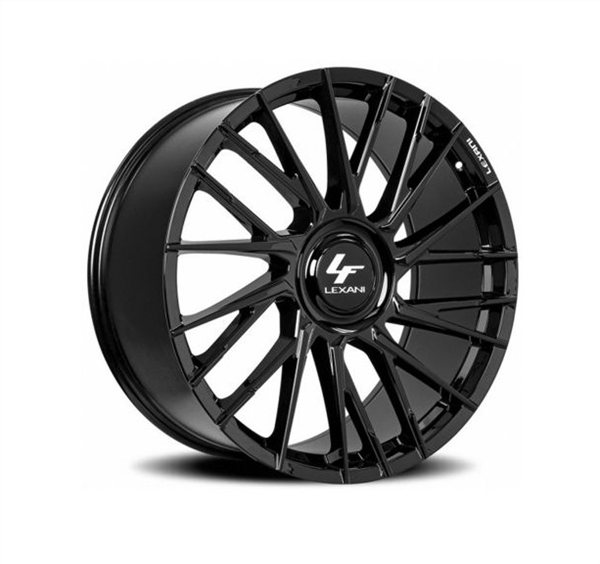 LEXANI VELAR 24X9.0 5X120+5X130 ET25 FULL GLOSS BLACK 74.1MM CB