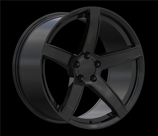 STW358-M 20X10.5+25 5X115 C.B-71.6 DFB DARK FLAT BLACK****HELLCAT DEMON REPLICA****