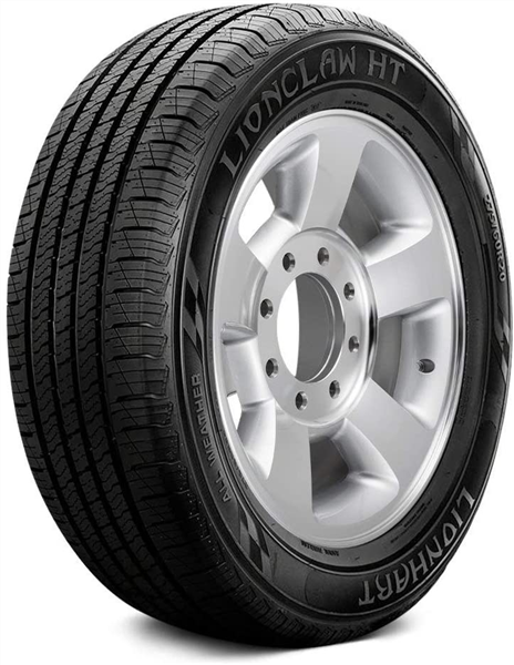 LT265/70R18 LIONHART LIONCLAW HT 10PLY 124/121S BLK 80psi M+S**50K**+ROAD HAZARD