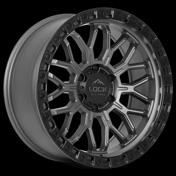 LOCK OFFROAD COMBAT 20X10 8X165.1 -18 C.B 125.2 MATTE BLACK
