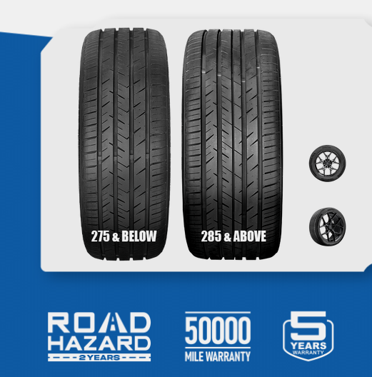 265/40ZR21 TRAVELSTAR ECOSPORT GT 106W XL 460A-A +ROAD HAZARD
