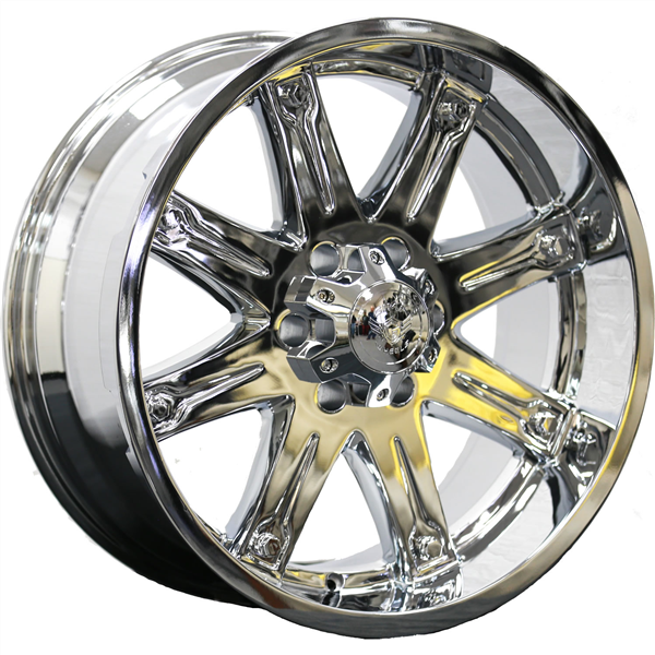 GIMA G814 18X9-12 5X139.7 C.B-108 OVERDRIVE CHROME (GIMAOFFROAD9)