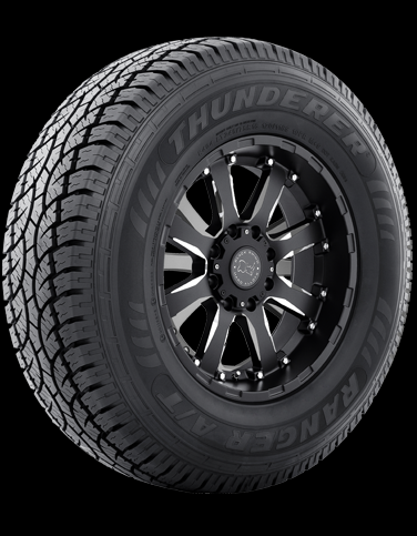 LT265/70R17 THUNDERER RANGER R404 A/T 10PLY 121/118S BSW 80PSI+ROAD HAZARD