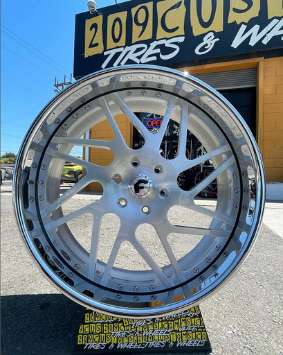 24" FORGIATO PINZETTE TWISTED CUSTOM MADE ANY BOLT PATTERN