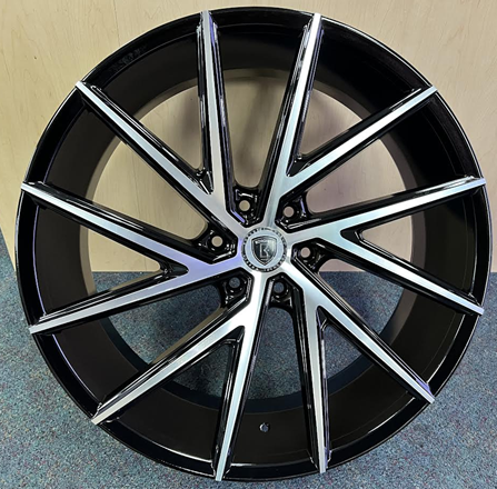 4 22" BORGHINI B25-M 22X9.5+30 6X139.7 (WHEELS ONLY)