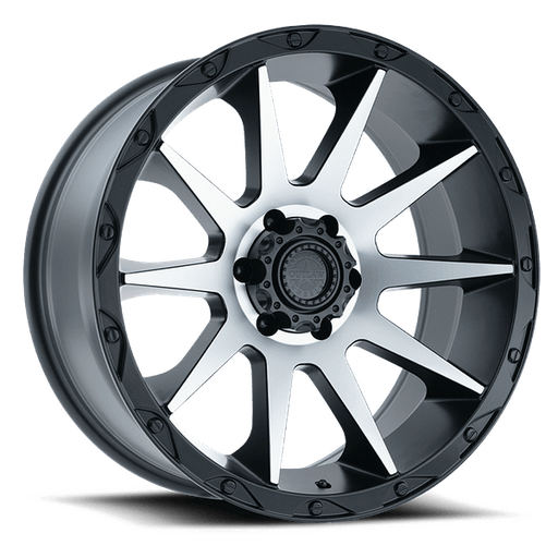 [100050] 17X8.5 AMERICAN OUTLAW CORD 6X135 0MM C.B. 87.1 SATIN BLACK MACHINE