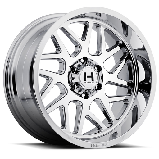 [H108-2010550047C] 20X10 HOSTILE H108 5X127 -19MM C.B 87 ARMOUR PLATED ( CHROME )
