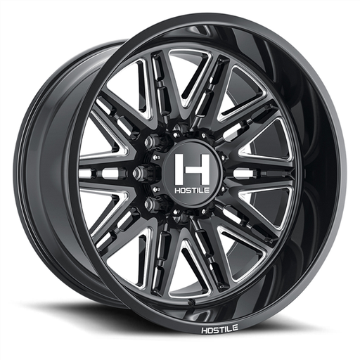 [H126-2010816547B] 20X10 HOSTILE H126 8X165 -19MM C.B 125.2 (BLADE CUT)