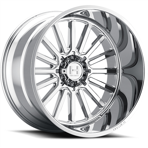 [H127-2010655047C] 20X10 HOSTILE H127 6X139.7 -19MM C.B 106.1MM ( ARMOR PLATED ) CHROME
