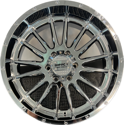 [833CHROME-21065-12] 20X10 IMPACT RACING 6X135 -12MM (87.1MM) CHROME