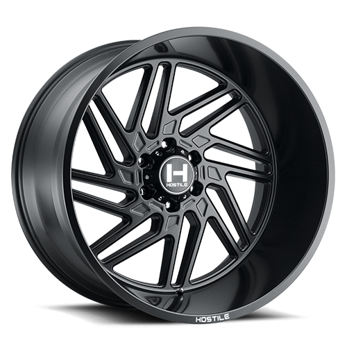 [H116-2012655044BB] 20X12 HOSTILE H116 6X139.7 -44MM C.B 106.1 ASPHALT (SATIN BLACK)
