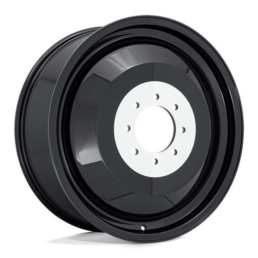 [H400-20828210+115BB] 20X8.25 HOSTILE H400 8X210 +115MM C.B 154.3 ASPHALT(SATIN BLACK) DUALLY REAR INNER