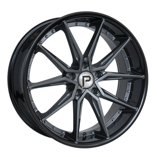 [P21820855120-35GM/BL] 20X8.5 ENZO 5X120 35MM C.B.72.56MM SEMI MATT GUNMETAL FACE GLS