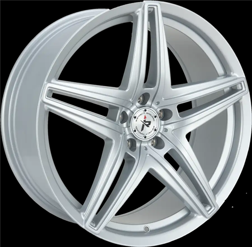 [604S-28512+35] 20X8.5 IMPACT RACING 604 5X114.3 35MM (73.1MM) *********SILVER**********