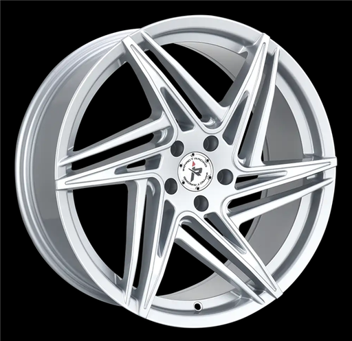 [606S-28512+35] 20X8.5 IMPACT RACING 606 5X114.3 35MM (73.1MM) **************SILVER****************