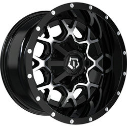 [549MB-2095218] 20X9 TIS 549MB 5X139.7/150 +18MM C.B 110 MACHINED BLACK ( NO RETURN , FINAL SALE )