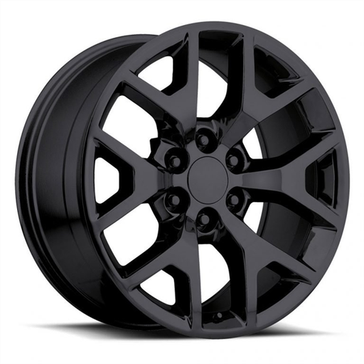 [R288-26084GB] 26X10 GMC SIERRA REPLICA WHEELS 6X139.7 +31MM C.B 78.1 GLOSS BLACK