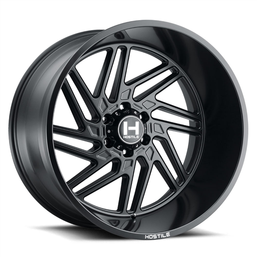 [H116-2010613547BB] 20X10 HOSTILE H116 6X135 -19MM C.B 87MM ASPAHLT (SATIN BLACK)