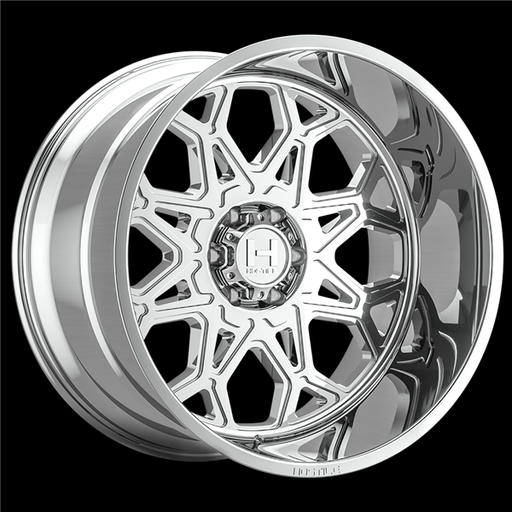 [H132-2010613547C] 20X10 HOSTILE H132 6X135 -19MM C.B 87MM ARMOR PLATED (CHROME)