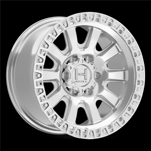 [H138-2090613555M] 20X9 HOSTILE H138 6X135 12MM C.B 87MM MACHINED FINISH