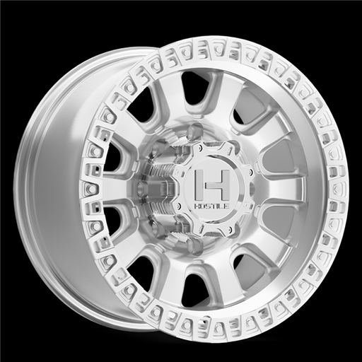 [H138-2090817055M] 20X9 HOSTILE H138 8X170 12MM C.B 125.2MM MACHINED FINISH