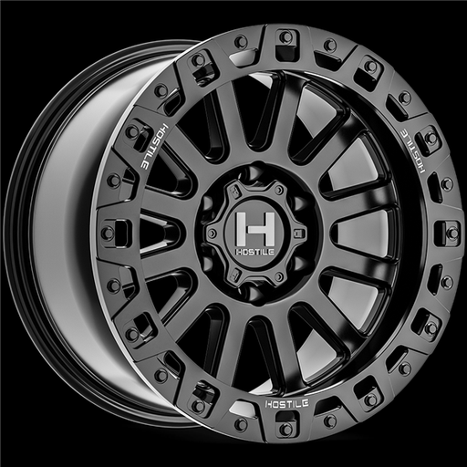 [H139-2090655050SA] 20X9 HOSTILE H139 6X139.7 1MM C.B 106.1MM SATIN BLACK