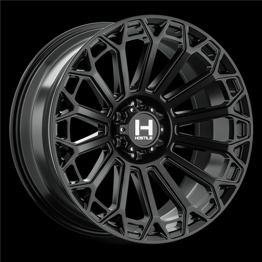 [H142-2090613555BB] 20X9 HOSTILE H142 6X135 12MM C.B 87MM ASPHALT (SATIN BLACK)