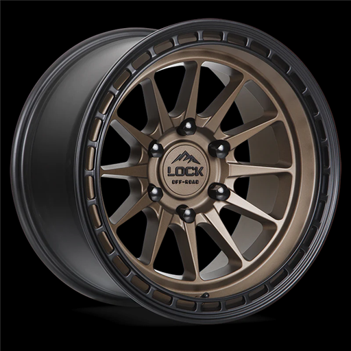 [BAJA-7969MRMBR] LOCK OFFROAD BAJA 17X9+0 6X139.7 CB-106.2 MATTE BRONZE W/BLACK RING