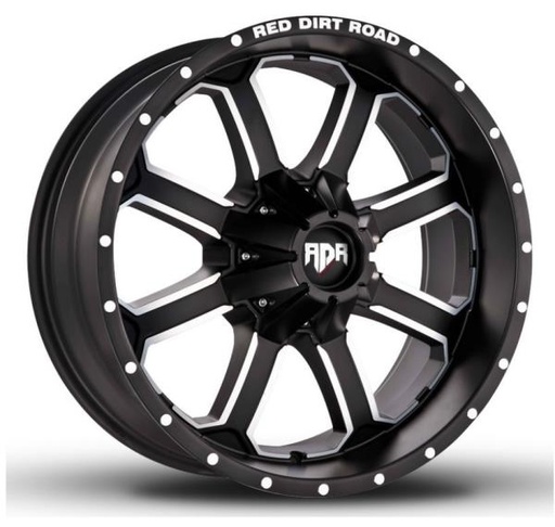 [RD012030-24MB] RDR 01-M 20X10-24 5X127+5X139.7 C.B-87.1 MACHINED/BLACK(DIRT)-MFB+MO+ME