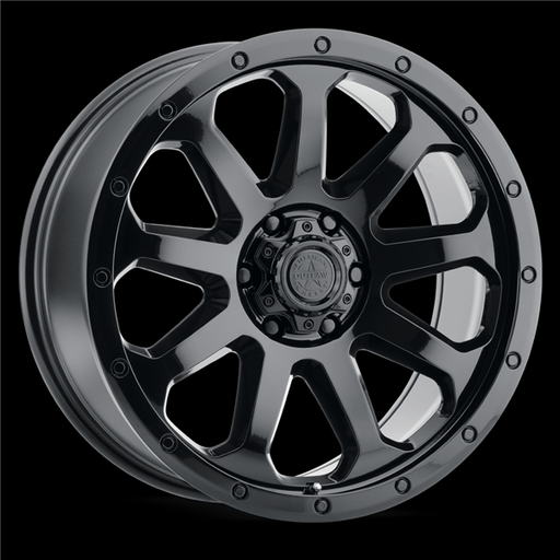 [160366] AMERICAN OUTLAW GUNSLINGER 17X8.5-6 6X139.7 C.B-106.1 SATIN BLACK