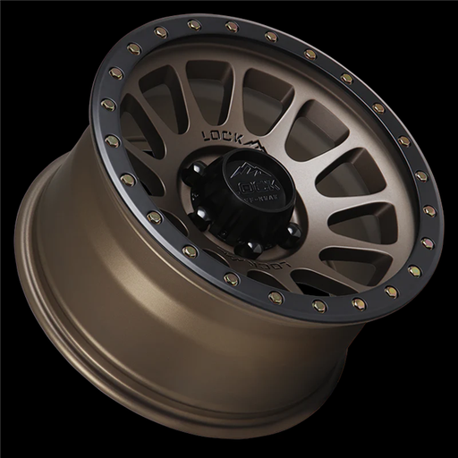 [YOSEMITE-7969MRMBR] LOCK OFFROAD YOSEMITE 17X9 6X139.7 +0 C.B 106.2 MATTE DESERT BRONZE WITH MATTE BLACK RING