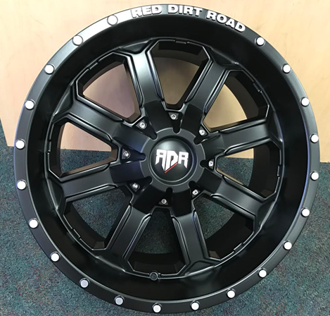 [RD012030ME+0] RDR 01-M 20X9+0 5X127+5X139.7 C.B-87.1 BLACK(DIRT)-MFB+ME