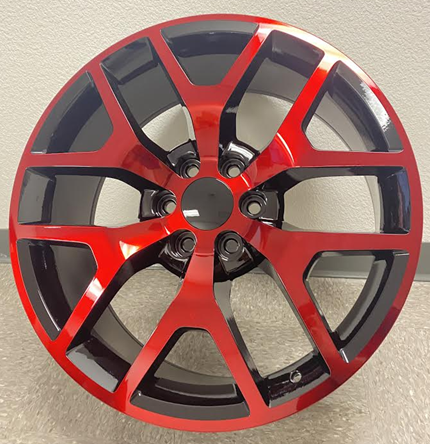 [STW2882215B+M+TR3] STW288-M 22X9.5+30 6X139.7 C.B-78.1 B+M+TR3 **GMC REPLICA*****RED FACE COLOR****